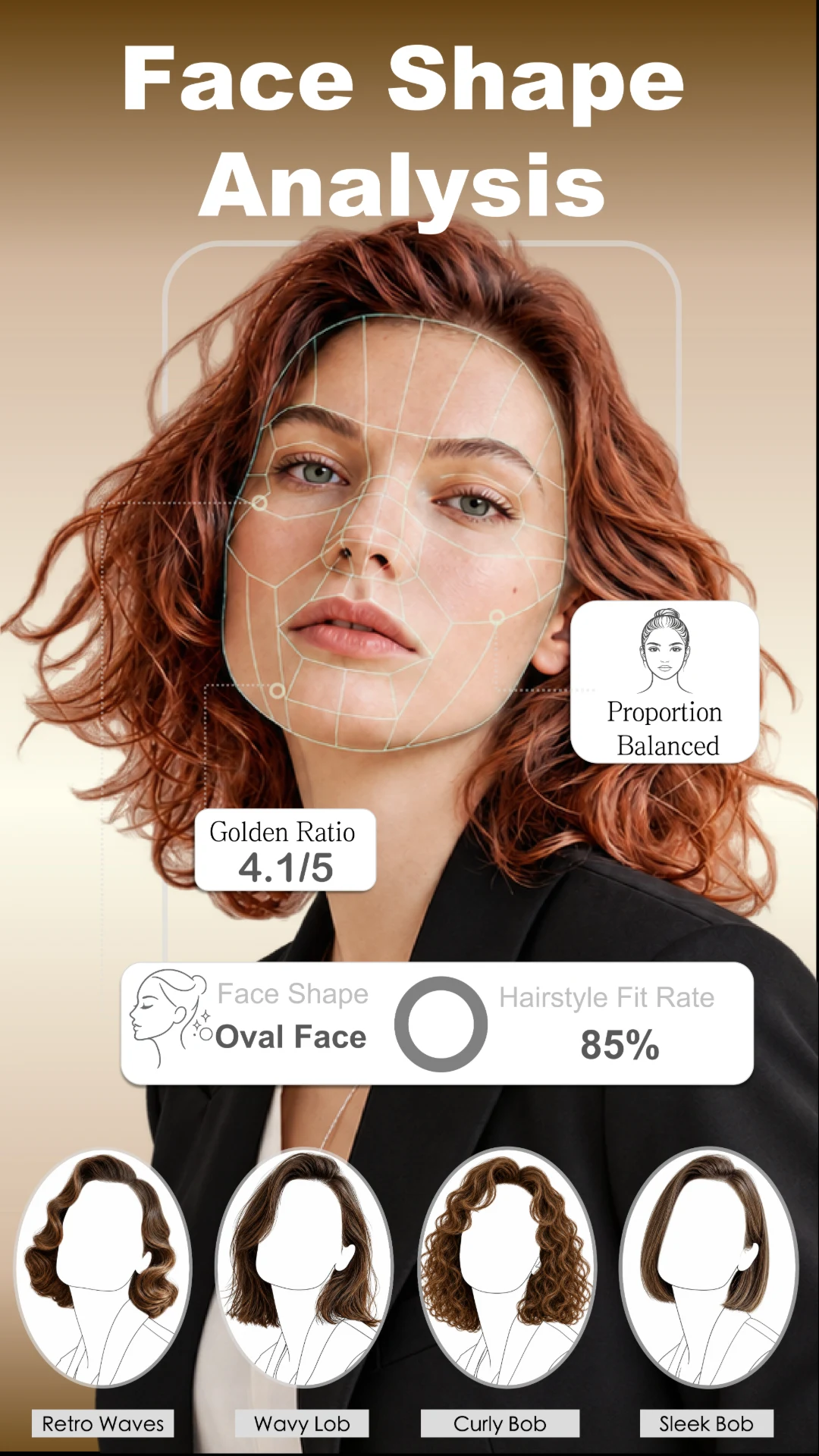 Hairstyle Try On-Color Changer screenshot