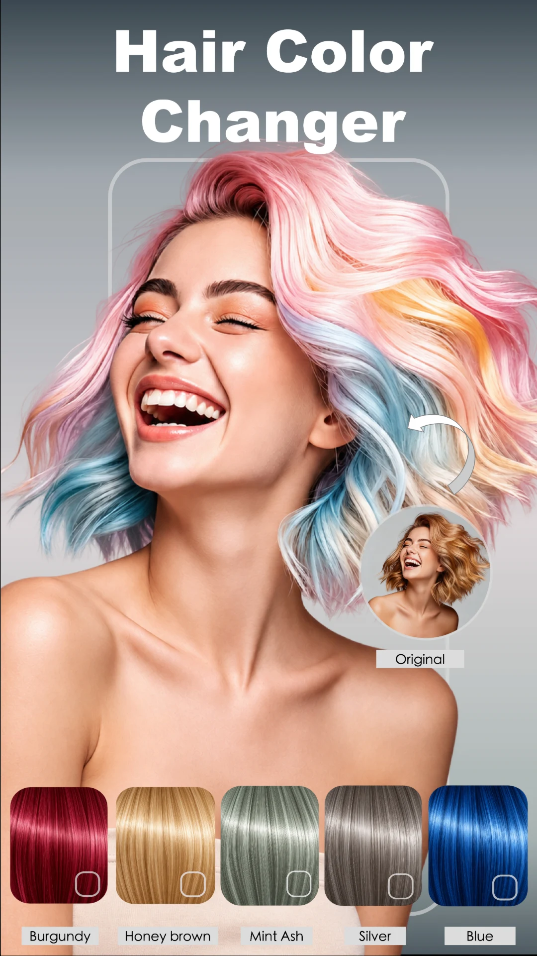 Hairstyle Try On-Color Changer screenshot